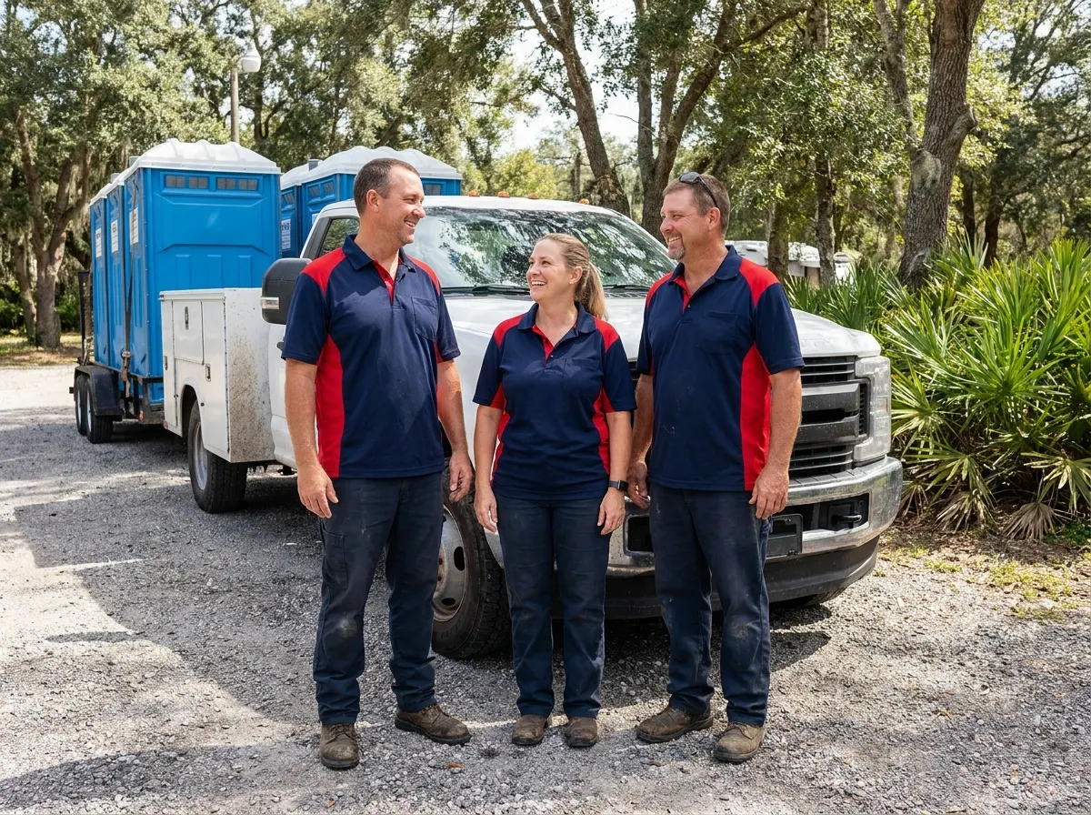 The BluePeak Porta Potty Solutions team — porta potty rental in Ocala, FL